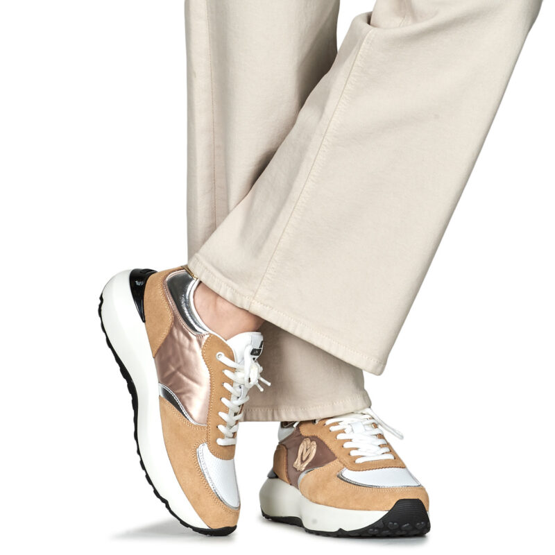 Love Moschino SPEED LOVE Mehrfarbige Low-Sneaker f&uuml;r Damen &ndash; Gr&ouml;&szlig;e 8