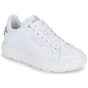Love Moschino  LOVE CHAIN-STRAP SNEAKER  Bianco -  Sneakers basse Donna