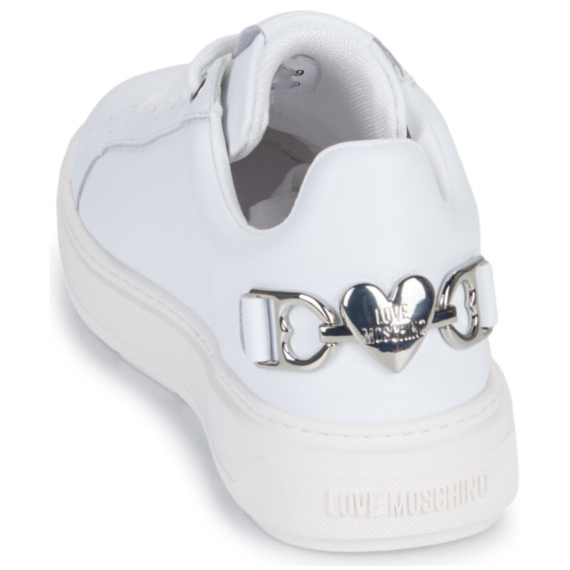 Love Moschino LOVE CHAIN-STRAP SNEAKER Bianco Sneakers basse Donna - 5