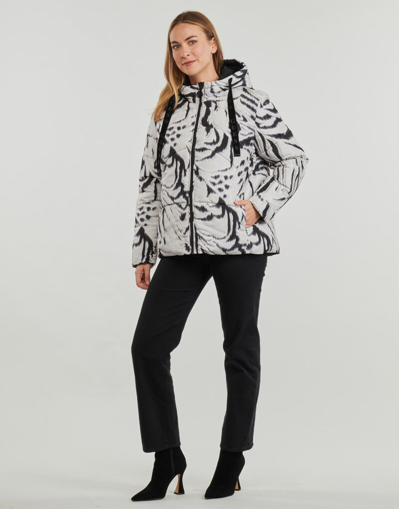 Piumino Guess EMELIE REVERSIBLE PUFFER Nero Piumini Donna - 3
