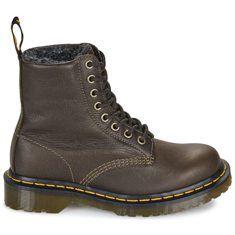 Dr. Martens  1460 DMS OLIVE GRIZZLY  Marrone -  Stivaletti Uomo - 2