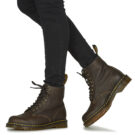 Dr. Martens  1460 DMS OLIVE GRIZZLY  Marrone -  Stivaletti Uomo - 8