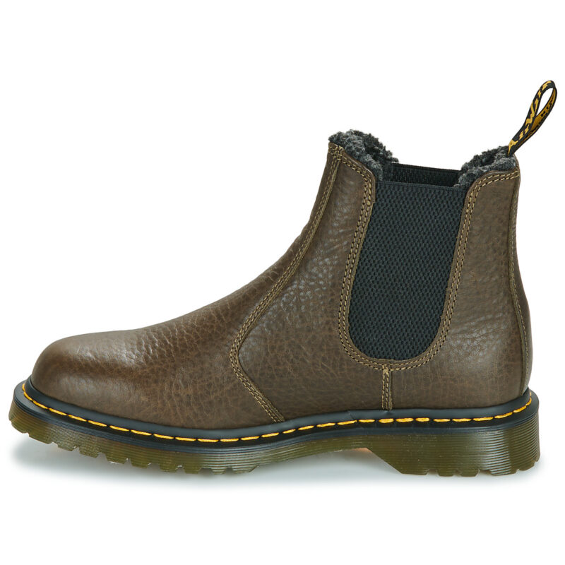 Dr. Martens 2976 DMS OLIVE GRIZZLY Marrone Stivaletti Uomo - 4