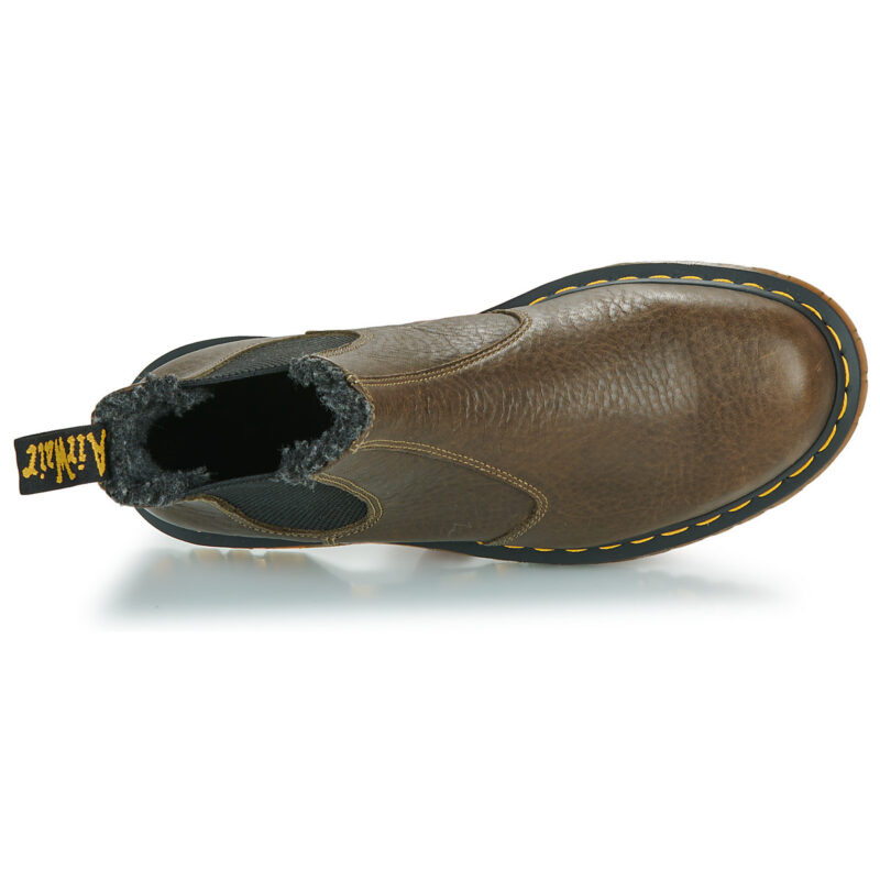 Dr. Martens 2976 DMS OLIVE GRIZZLY Marrone Stivaletti Uomo - 6
