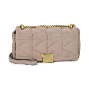 Karl Lagerfeld K/KUILT SP SM CROSSBODY NUBUCK Beige Borsa a tracolla Donna