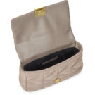 Karl Lagerfeld K/KUILT SP SM CROSSBODY NUBUCK Beige Borsa a tracolla Donna - 5