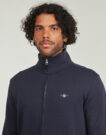 Sweatshirts Gant REG SHIELD FULL ZIP SWEAT Blaues Herren-Sweatshirt - 5