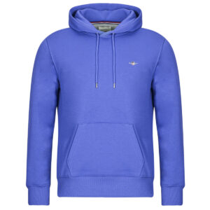 Felpe con cappuccio  Gant  REG SHIELD HOODIE  Blu -  Felpe con cappuccio Abbigliamento Uomo