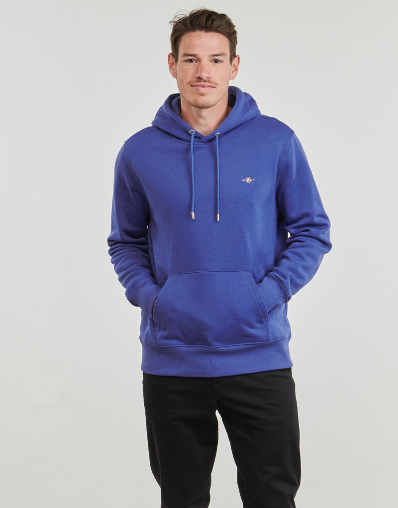 Felpe mit Cappuccio Gant REG SHIELD HOODIE Blu Felpe con cappuccio Herren - 2