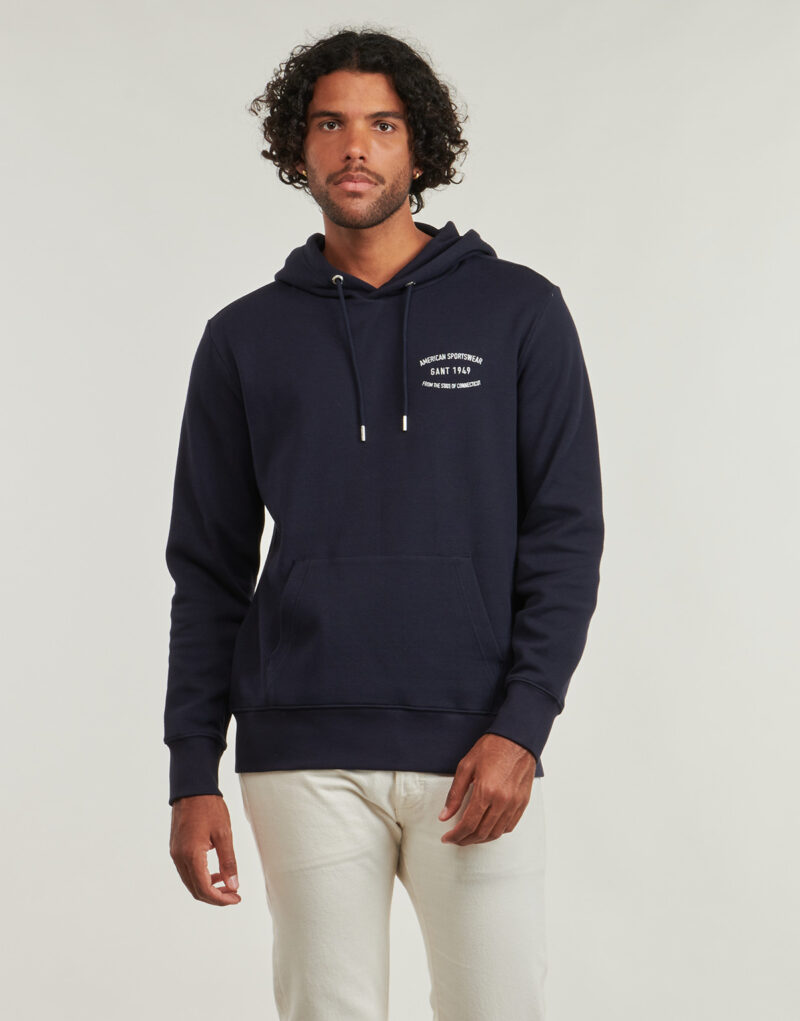 Felpe mit Cappuccio Gant SMALL GRAPHIC SWEAT HOODIE Marine Felpe con cappuccio Herren - 2