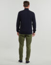 Sweatshirts Gant SUPERFINE LAMBSWOOL HALF ZIP Blu Felpe Herren - 4