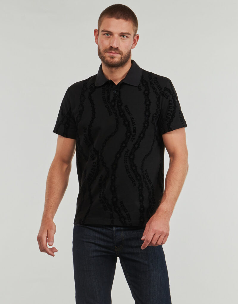 Pol Versace Jeans Couture POLO77GAG6R0 Schwarz Pol Mann - 2