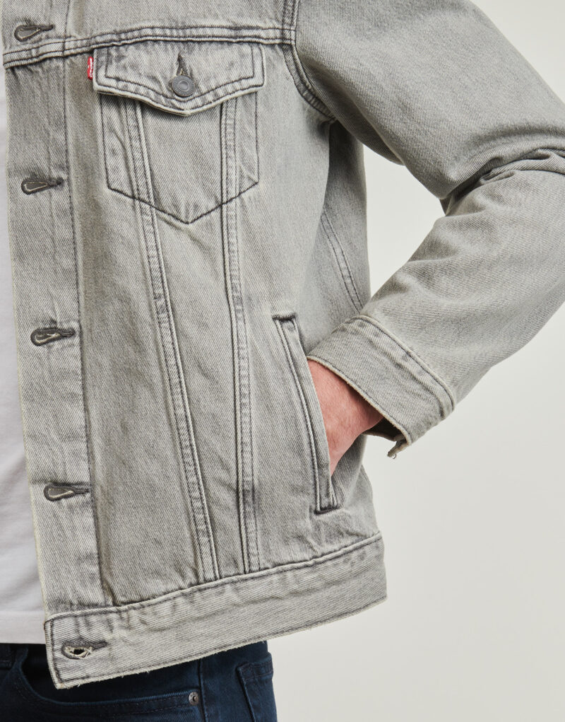 Giacca in jeans  Levis  THE TRUCKER JACKET  Grigio -  Giacche in jeans Uomo - 5
