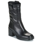 Unisa JULEN Schwarze Damen-Ankle-Boots - Gr&ouml;&szlig;e 1