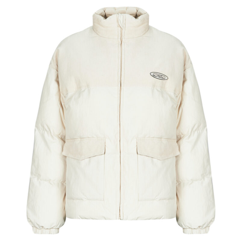 Rip Curl HIGH TIDE HOFFMAN POLAR FLEECE Down Jacket Beige Women's Down Jackets - 1