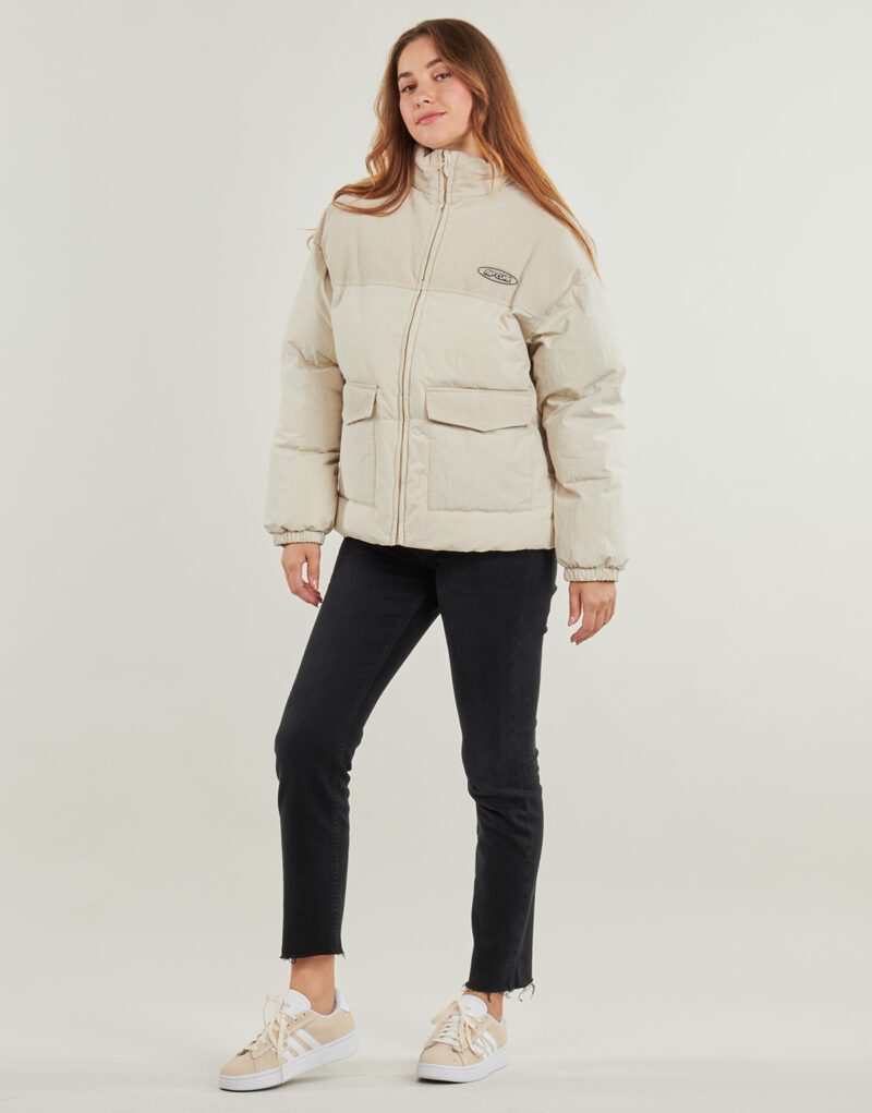 Rip Curl HIGH TIDE HOFFMAN POLAR FLEECE Down Jacket Beige Women's Down Jackets - 3