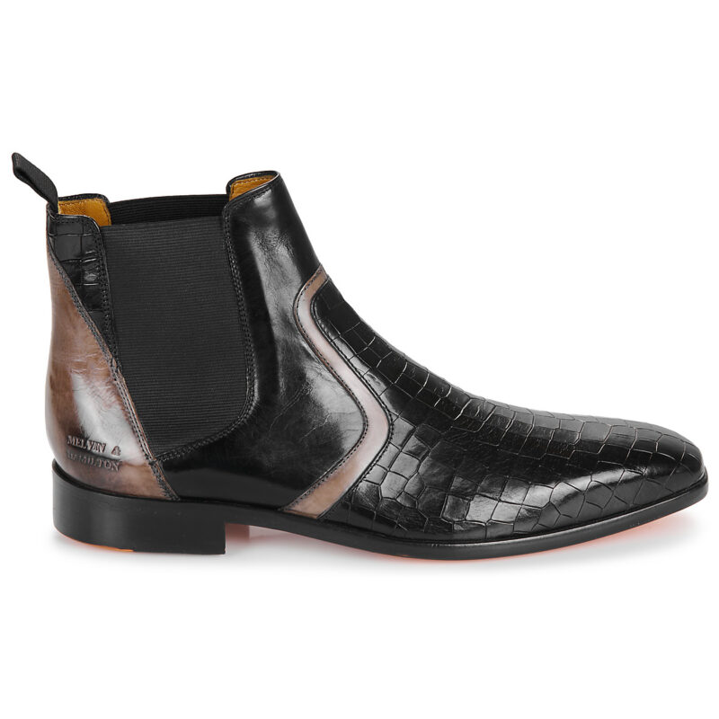 MelVin & Hamilton LEWIS 26 Black Men's Ankle Boots - 2