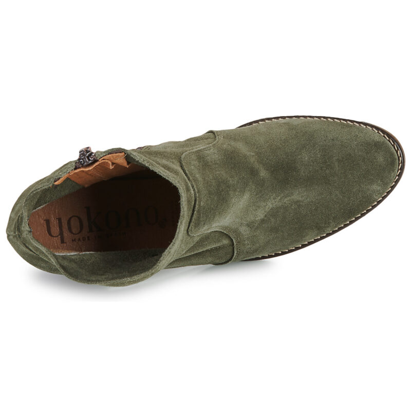 YOKONO ORNE-005-SERRAJE-CEDRO Verde Stivaletti Donna - 6