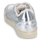 Serafini SAN DIEGO Silberne Low-Top-Sneaker f&uuml;r Damen &ndash; Gr&ouml;&szlig;e 5
