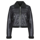 Giacca in pelle  Only  ONLBETTY   Nero -   Giacche in pelle Donna - 1