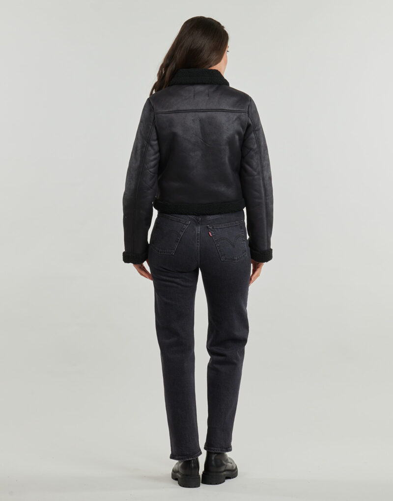 Giacca in pelle  Only  ONLBETTY   Nero -   Giacche in pelle Donna - 4