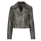 Giacca in pelle Only ONLMACY Nero Giacche in pelle Donna - 1