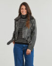 Giacca in pelle Only ONLMACY Nero Giacche in pelle Donna - 2