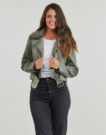 Giacca in pelle Only ONLMACY Grigio Giacche in pelle Donna - 2