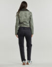 Giacca in pelle Only ONLMACY Grigio Giacche in pelle Donna - 4