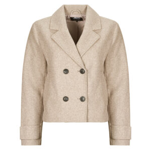 Mantella  Only  ONLFREJA   Beige -  Mantelle Donna
