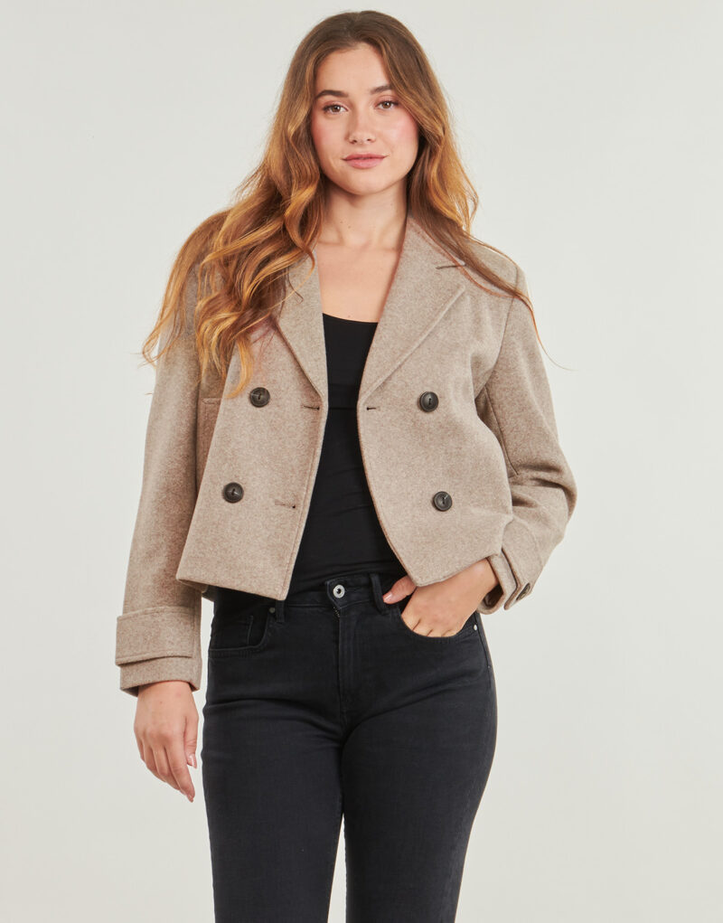 Mantella Only ONLFREJA Beige Mantelle Donna - 2