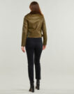 Giacca in pelle Only ONLVILHELMA Marrone Giacche in pelle Donna - 4