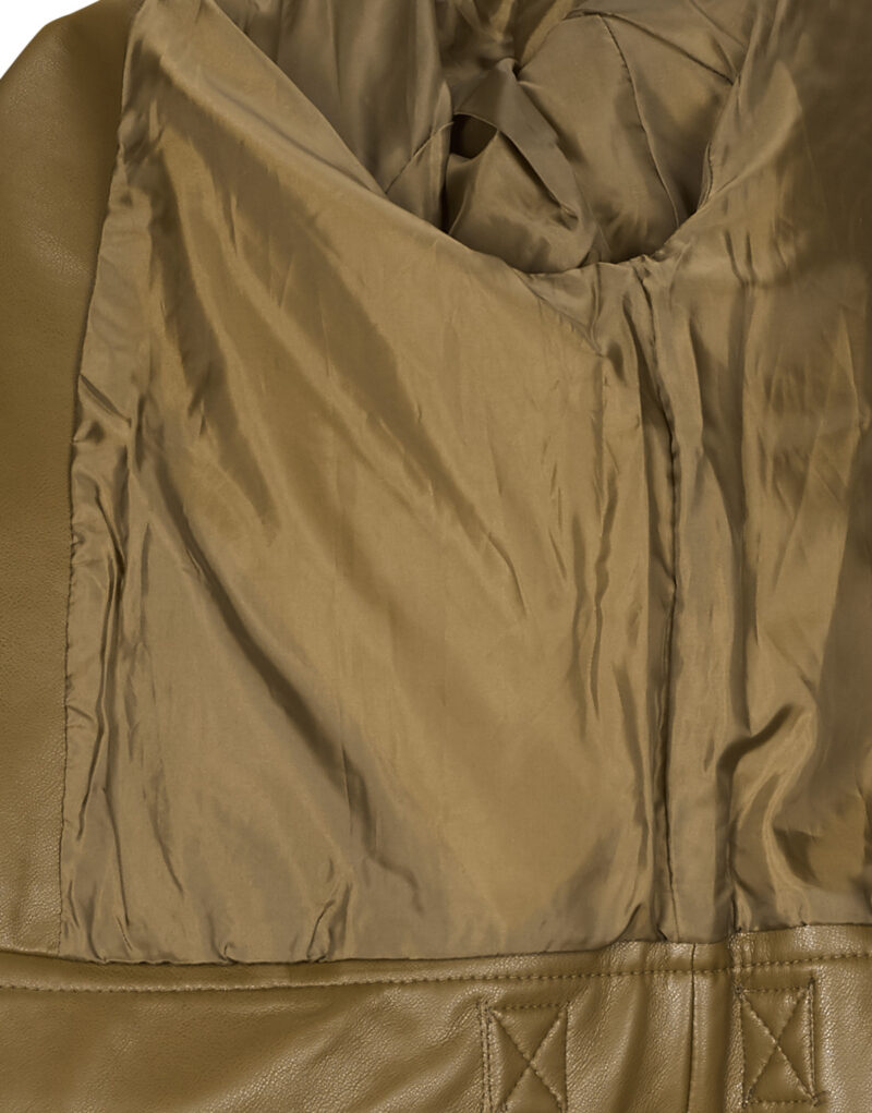 Giacca in pelle Only ONLVILHELMA Marrone Giacche in pelle Donna - 6