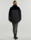 Piumino Only ONLWANJA FUR PUFFER MIX COAT CC OTW Nero Piumini Donna - 4