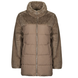 Piumino  Only  ONLWANJA FUR PUFFER MIX COAT CC OTW  Marrone -   Piumini Donna