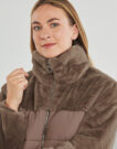Duvet Only ONLWANJA FUR PUFFER MIX COAT CC OTW Brown Women's Down Jackets - 5