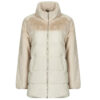 Piumino Only ONLWANJA FUR PUFFER MIX COAT CC OTW Beige Piumini Donna