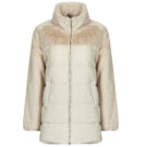 Duvet Only ONLWANJA FUR PUFFER MIX COAT CC OTW Beige Piumini Donna - 1