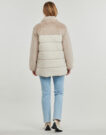 Duvet Only ONLWANJA FUR PUFFER MIX COAT CC OTW Beige Piumini Donna - 4