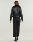 Giacca in pelle Only ONLVILHELMA Nero Giacche in pelle Donna - 4