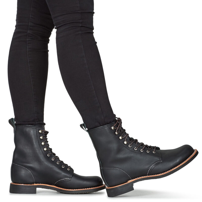 Red Wing SILVERSMITH Black / Boundary Black Women's Ankle Boots - 8