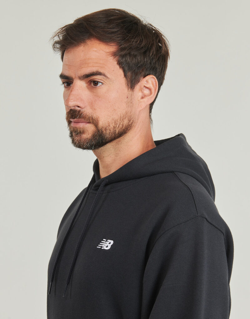 Sweatshirt mit Kapuze New Balance SMALL LOGO HOODIE Schwarz Sweatshirt mit Kapuze Mann - 5