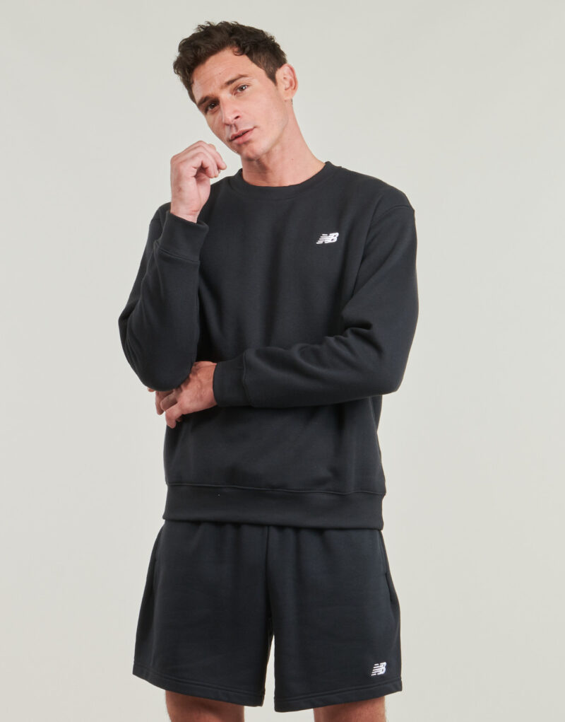 Felpe New Balance SMALL LOGO CREW Nero Felpe Uomo - 2