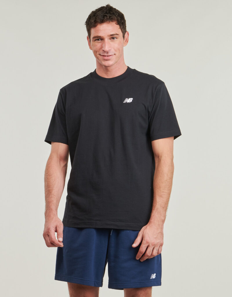 New Balance Herren-T-Shirt mit kleinem Logo, Kurzarm, Schwarz - Gr&ouml;&szlig;e 2