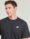 New Balance Herren-T-Shirt mit kleinem Logo, Kurzarm, Schwarz - Gr&ouml;&szlig;e 5