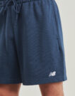 New Balance FRENCH TERRY SHORT Blue Shorts Men - 5