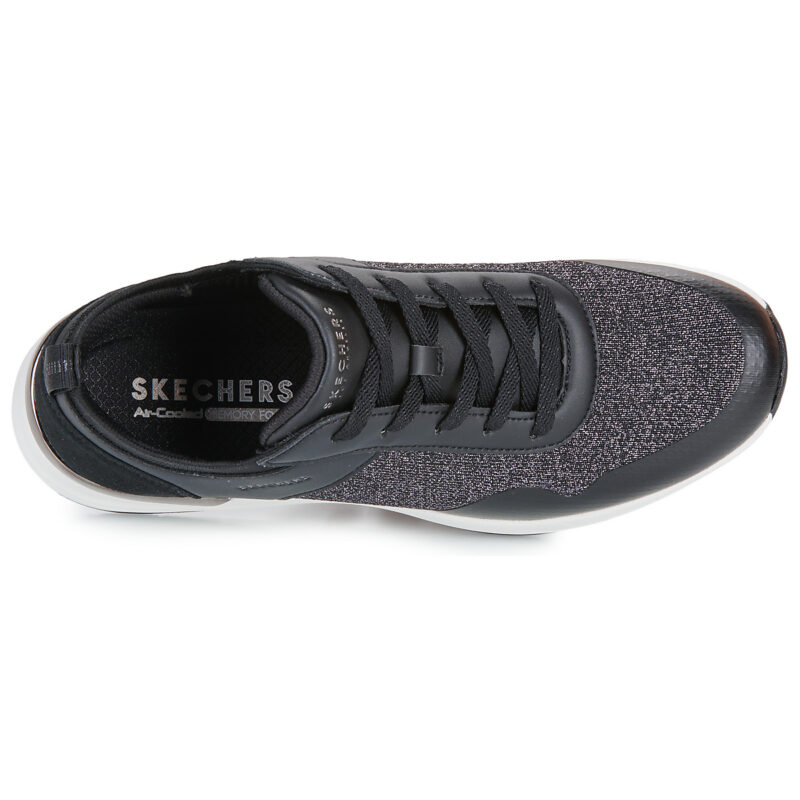 Skechers BILLION 2 Schwarz Niedrige Sneaker Damen - 6