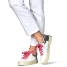 D.Franklin HALF MOON 367 Bianco Sneakers basse Donna - 8