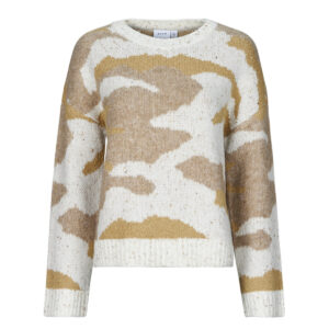 Maglione  Vila  VIJEMMA   Beige -  Maglioni Donna