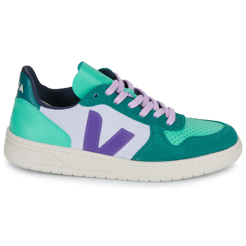 Veja  V-10  Verde -  Sneakers basse Donna - 2